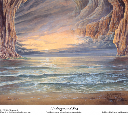 Underground Sea – Giclée Canvas Print – Rob Alexander Art Studios